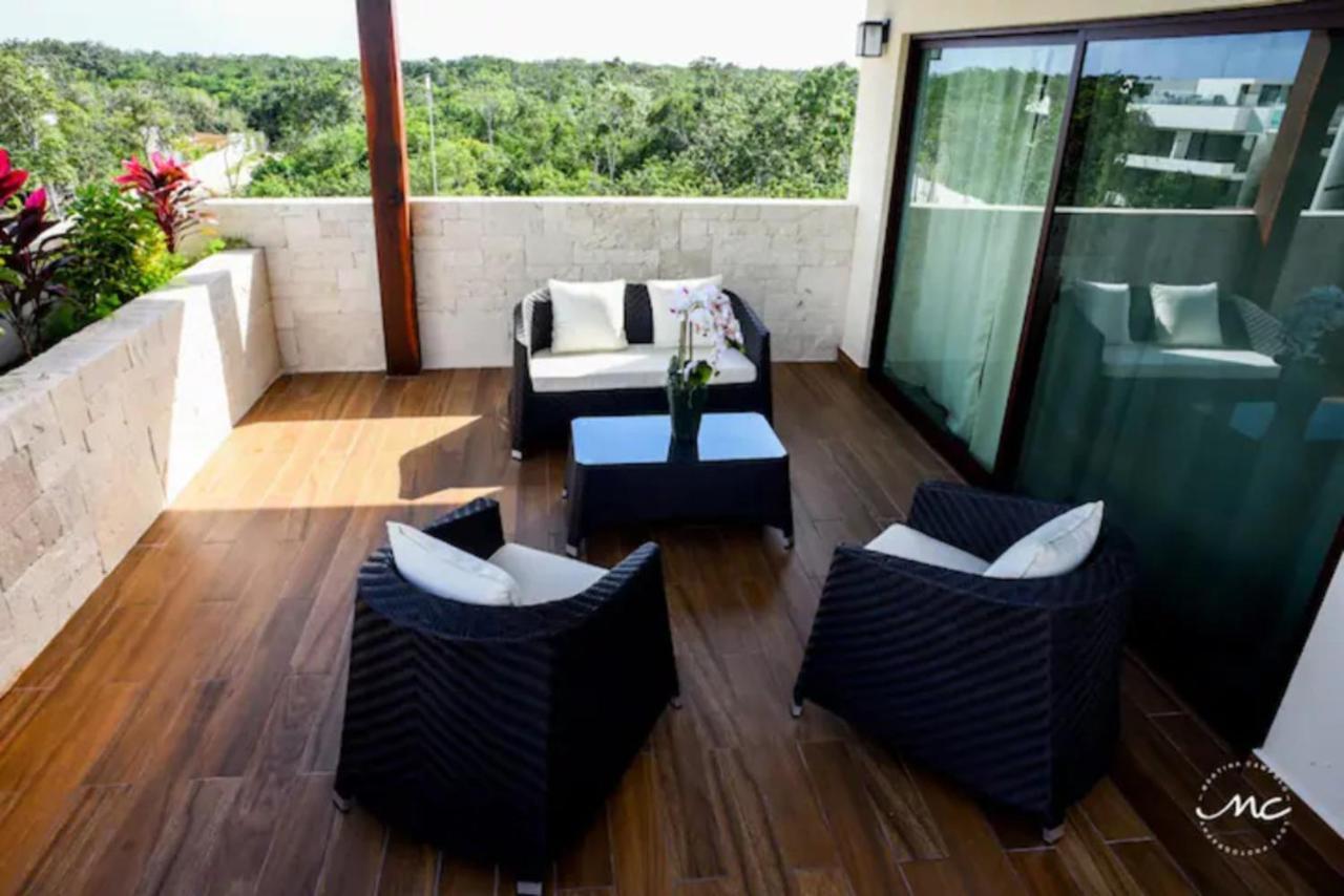 Ferienwohnung Penthouse Blue Luxury La Veleta Tulum Exterior foto