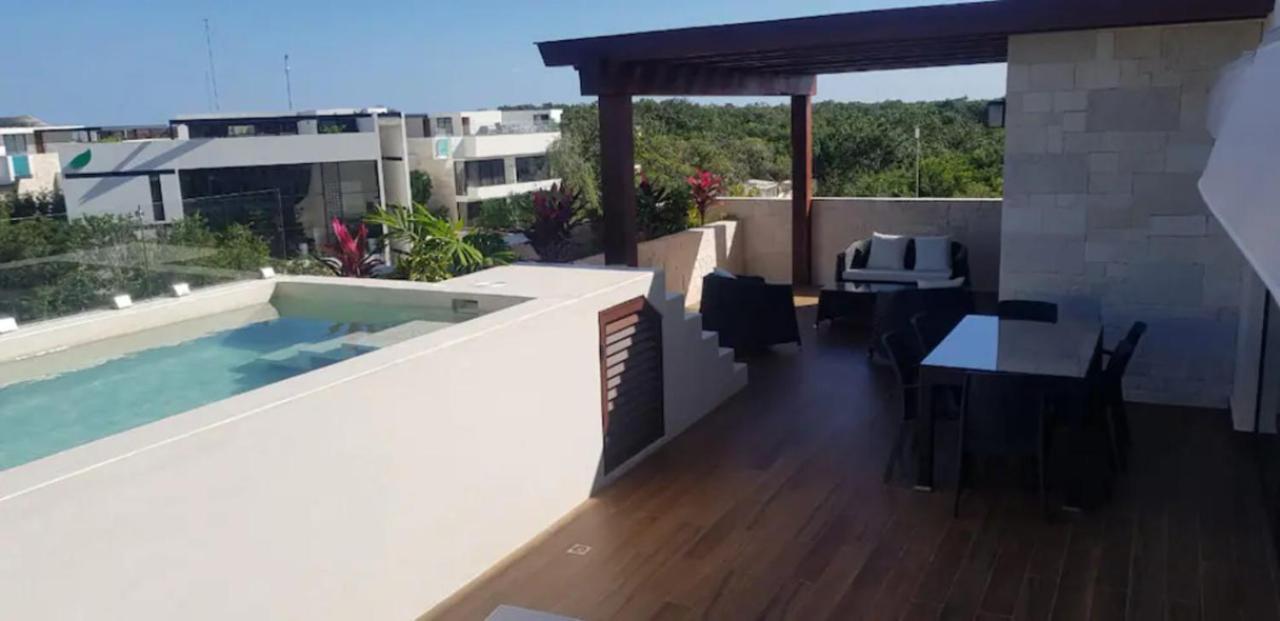Ferienwohnung Penthouse Blue Luxury La Veleta Tulum Exterior foto