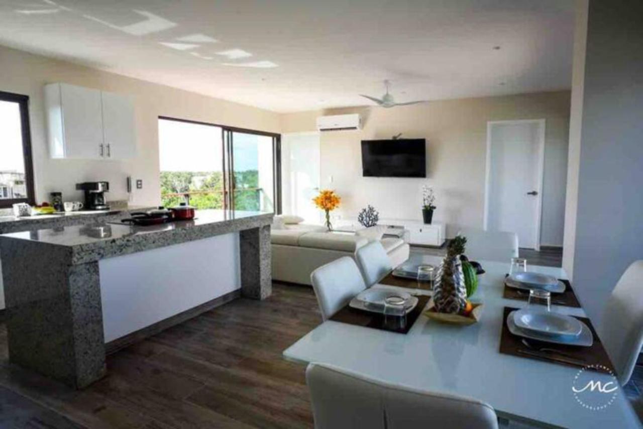 Ferienwohnung Penthouse Blue Luxury La Veleta Tulum Exterior foto