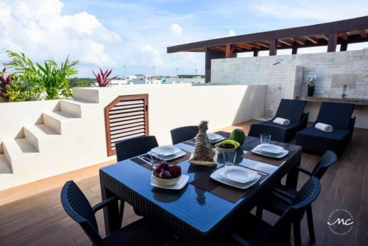 Ferienwohnung Penthouse Blue Luxury La Veleta Tulum Exterior foto