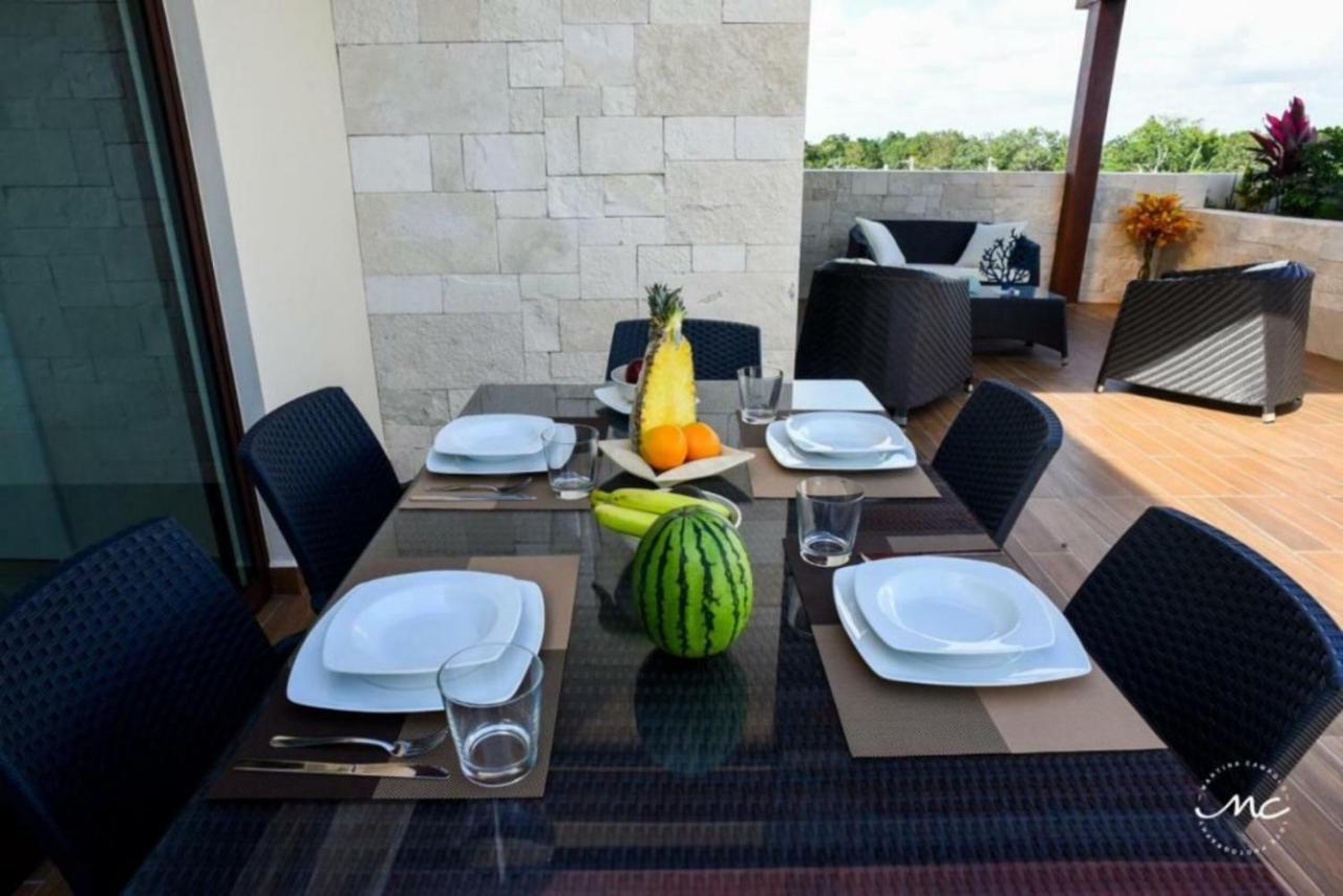 Ferienwohnung Penthouse Blue Luxury La Veleta Tulum Exterior foto
