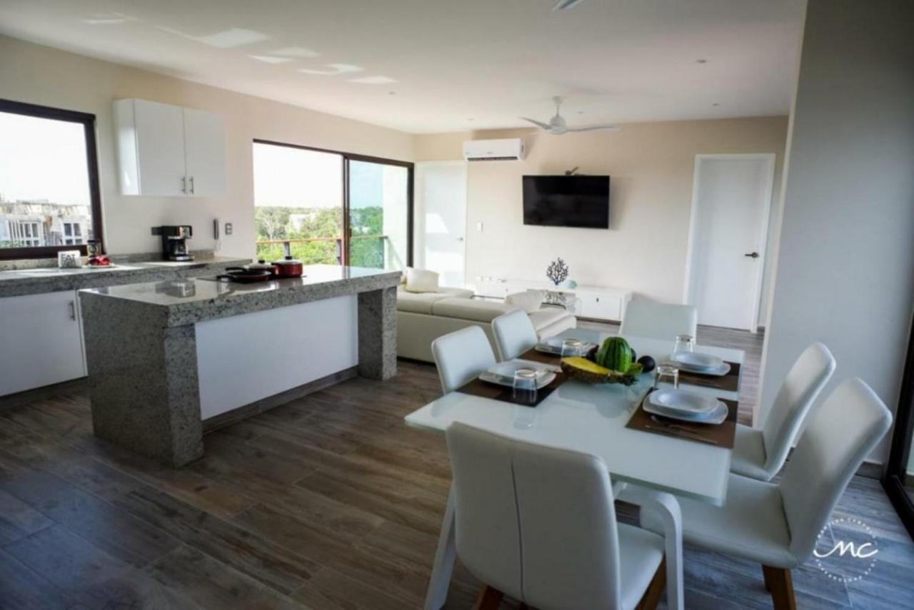 Ferienwohnung Penthouse Blue Luxury La Veleta Tulum Exterior foto