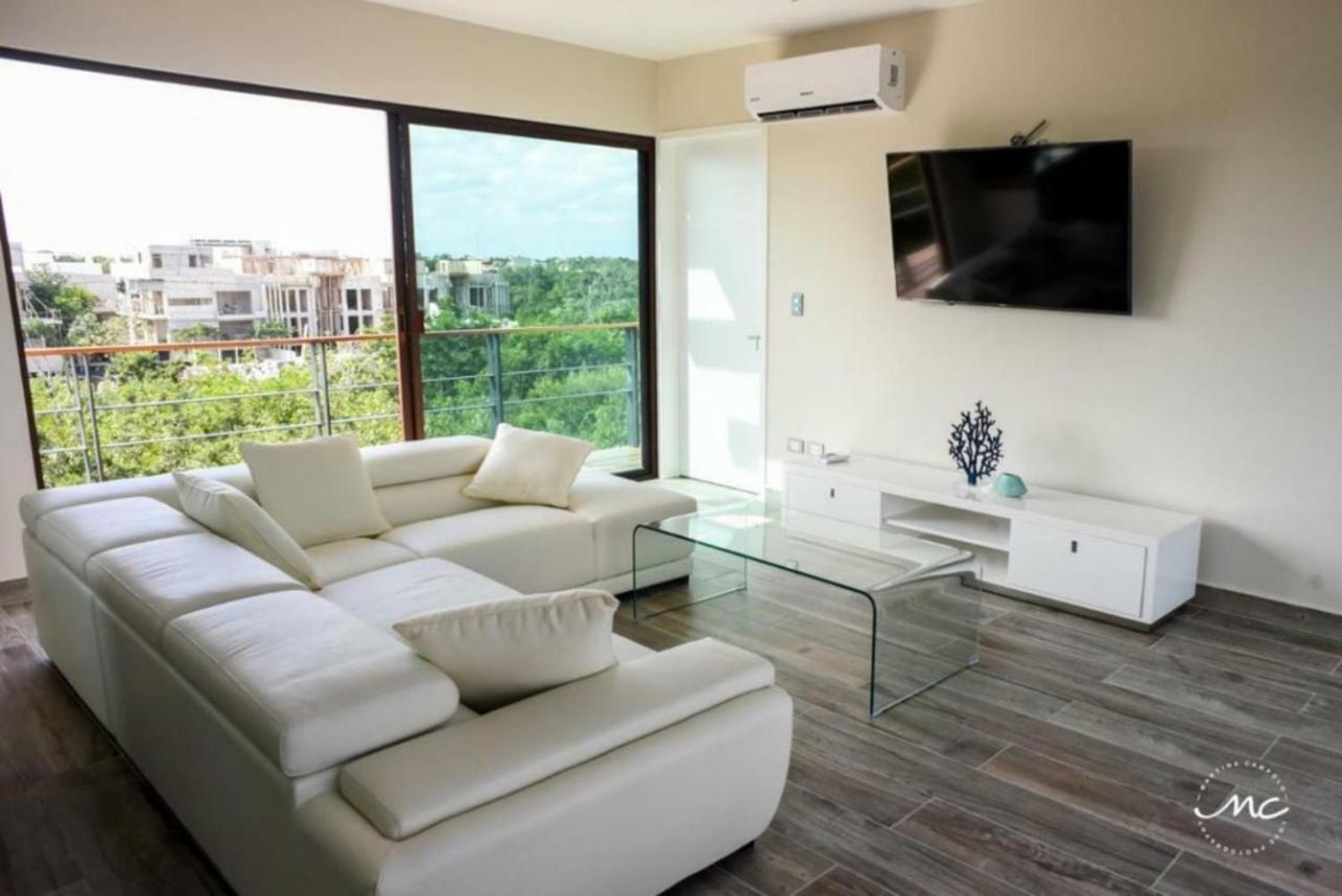 Ferienwohnung Penthouse Blue Luxury La Veleta Tulum Exterior foto