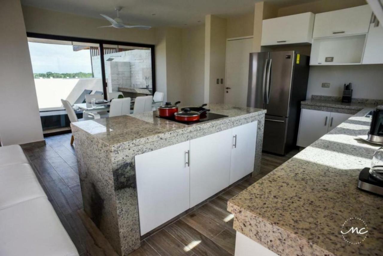 Ferienwohnung Penthouse Blue Luxury La Veleta Tulum Exterior foto