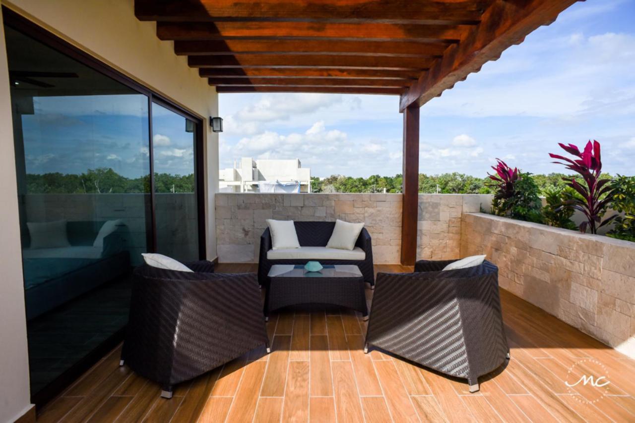 Ferienwohnung Penthouse Blue Luxury La Veleta Tulum Exterior foto