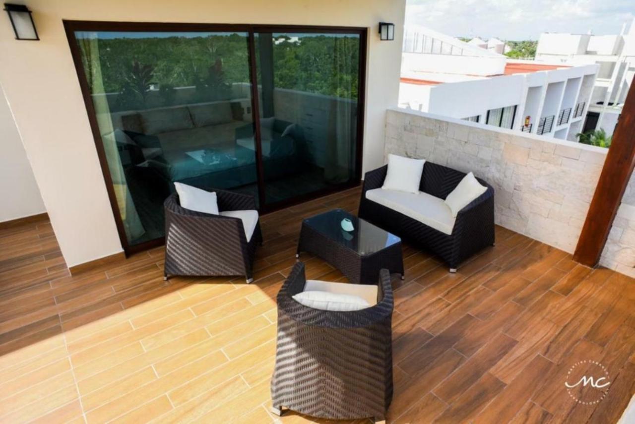Ferienwohnung Penthouse Blue Luxury La Veleta Tulum Exterior foto