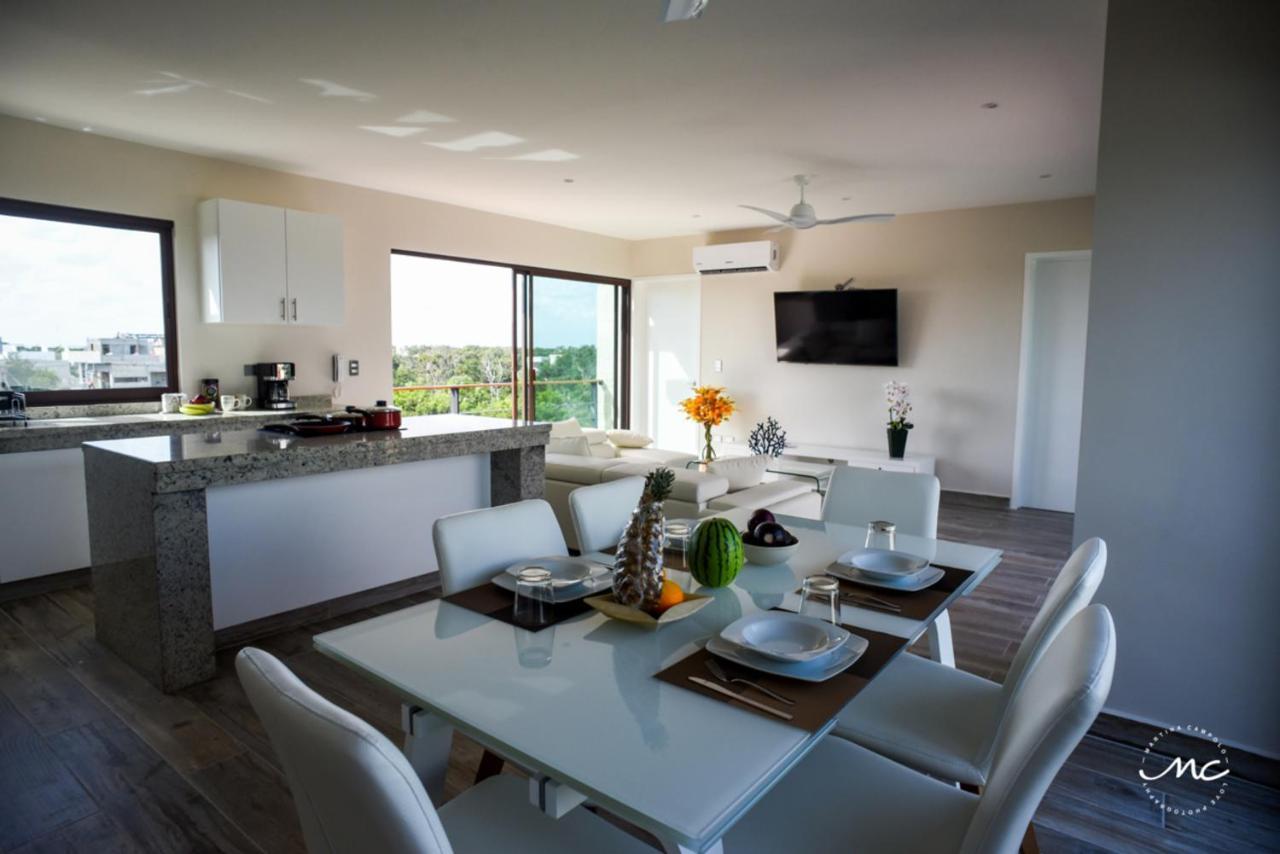 Ferienwohnung Penthouse Blue Luxury La Veleta Tulum Exterior foto